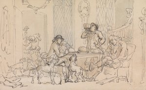 Colazione prima della caccia da Thomas Rowlandson